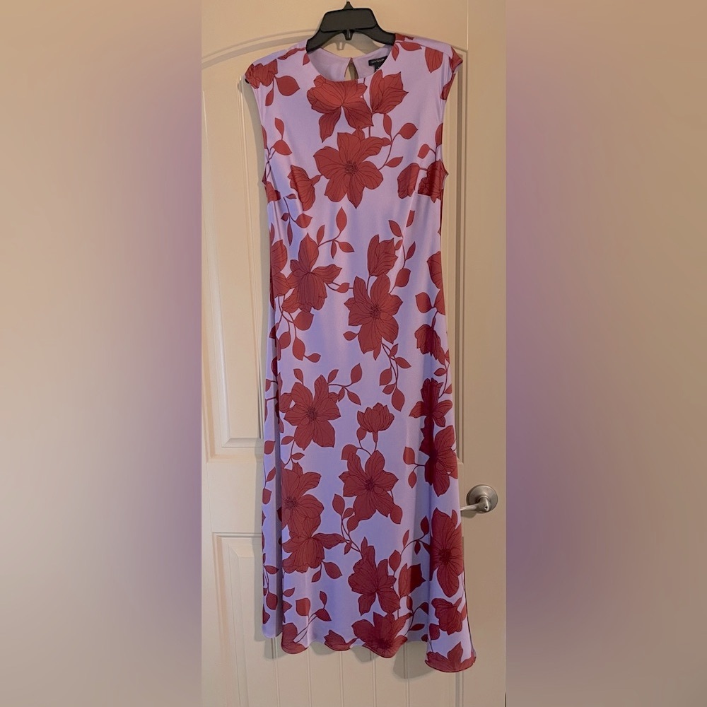 NWT Floral cap sleeve slip dress size 10